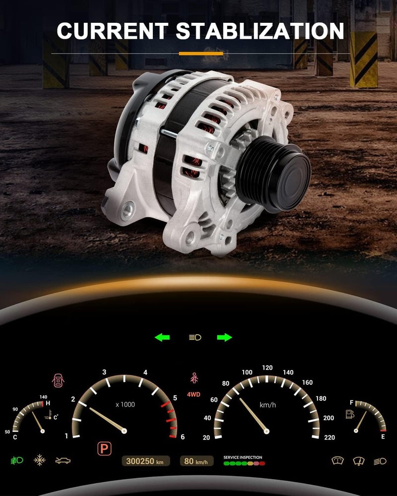 ROADFAR Alternator Fit For Toyota Corolla 2009 2010 2011 2012 2013 2009 2010 Matrix 1.8L 11385 11386 11577 27060-0P150 High Output Alternator - Image 3